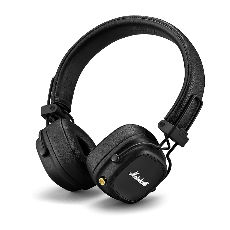 Marshall Major IV On-Ear Bluetooth Headphone, Black